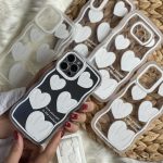 قاب موبایل آیفون قلب یخی محافظ لنزدار