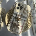 قاب موبایل آیفون میکی باربری جاکارتی دار + بندست بلند