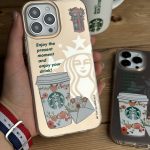 قاب موبایل آیفون استارباکس کافی کالر