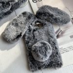 قاب موبایل سامسونگ طرح خرگوش پشمالو گوش دار