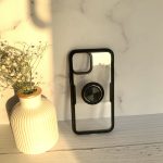 قاب موبایل آیفون آرمور کربن پشت بیرنگ حلقه دار