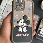 قاب موبایل میکی موس برجسته سولید