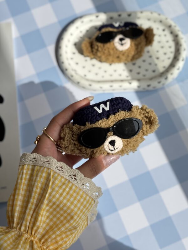 کاور ایرپاد پشمی خرسی‌ عینکی W (کدa0243) - تصویر 3