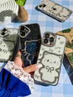 قاب Hello Kitty نگینی (کدC2122) - تصویر 4