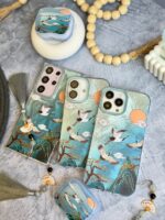 قاب رقص دُرنا همراه با آویز آیفون ، سامسونگ ، شیائومی (کدC2033) - تصویر 2