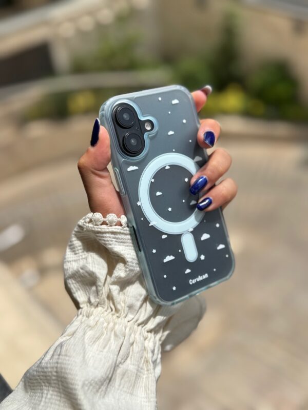 6c3255 قاب ابر آبی با پاپ سوکت ستاره (کدC2037) - تصویر 1