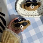 کاور ایرپاد پشمی خرسی‌ عینکی W (کدa0243)