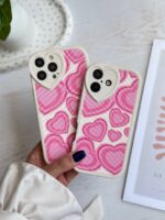 قاب قلب صورتی کبریتی (کدC2036) - تصویر 2