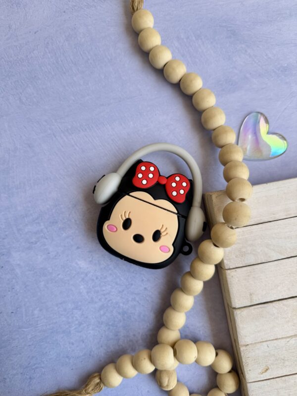 e3b4b9 کاور ایرپاد سیلیکونی میکی و مینی هدفون دار (کدa0210) - تصویر 1