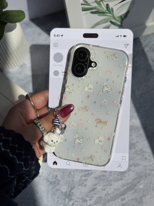 f8d2be قاب Puppy Star با آویز (کدC2060) - تصویر 1