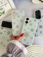 قاب برف و ستاره آیفون (کدC2194) - تصویر 5