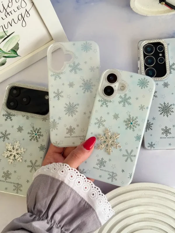 قاب برف و ستاره آیفون (کدC2194) - تصویر 5