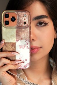 قاب موبایل آیفون شکوفه گلدن پتال - تصویر 4